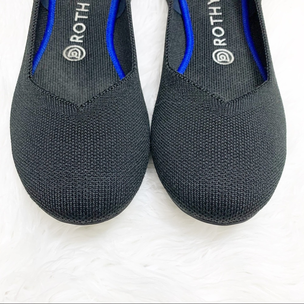 Rothy’s Rounded Toe Flats Solid Black Size 9 - Picture 5 of 7